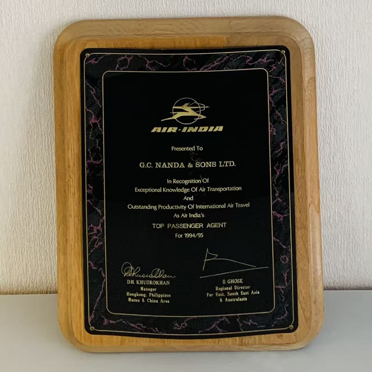 Top Passenger Agent from Air India